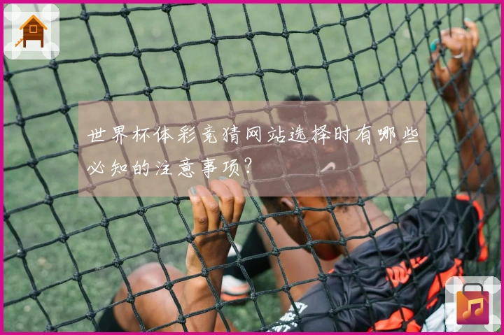 世界杯体彩竞猜网站选择时有哪些必知的注意事项？